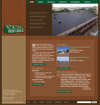 Vincent’s Roofing